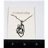 Image 1 : NEW STAINLESS STEEL MAMA AND BABY PENDANT & CHAIN