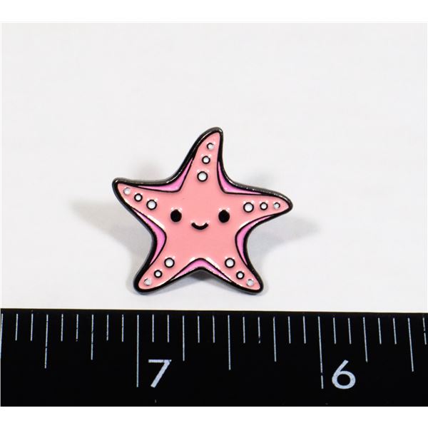 NEW CARTOON STAR FISH LAPEL PIN