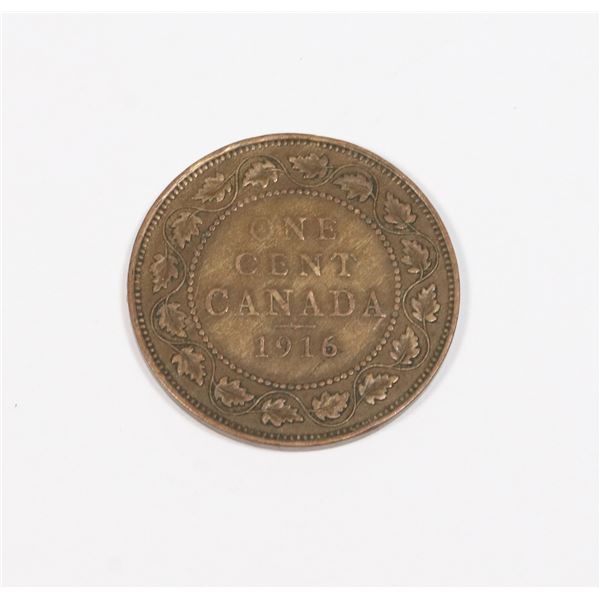 1916 CANADIAN ONE CENT COIN