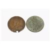 Image 2 : LOT OF 2 LARGE CANADIAN PENNY 1918