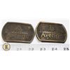 Image 1 : LOT OF 2 AVENGE CYANAMID VERSATILE BELT BUCKLES