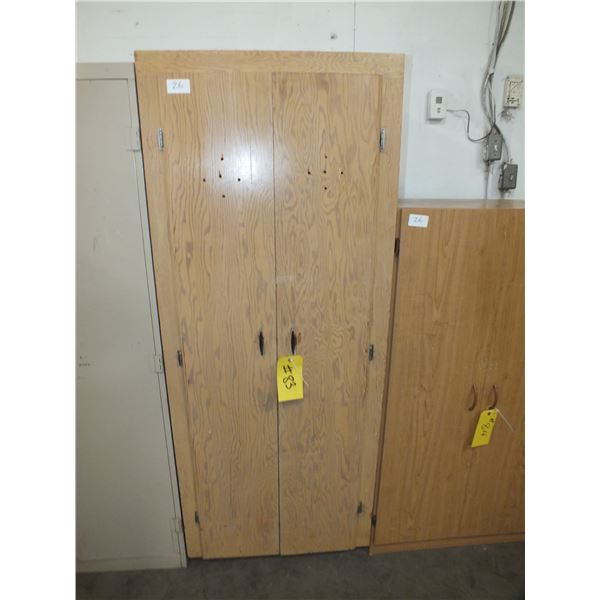 2 Door Wooden Storage Cabinet