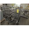 Image 2 : 2 Stainless Steel Carts On Wheels