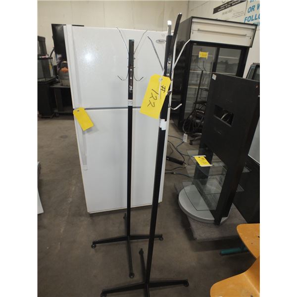 2 Metal Coat Racks