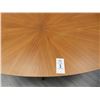 Image 2 : Wood Oval Coffee Table & Round Plant Stand