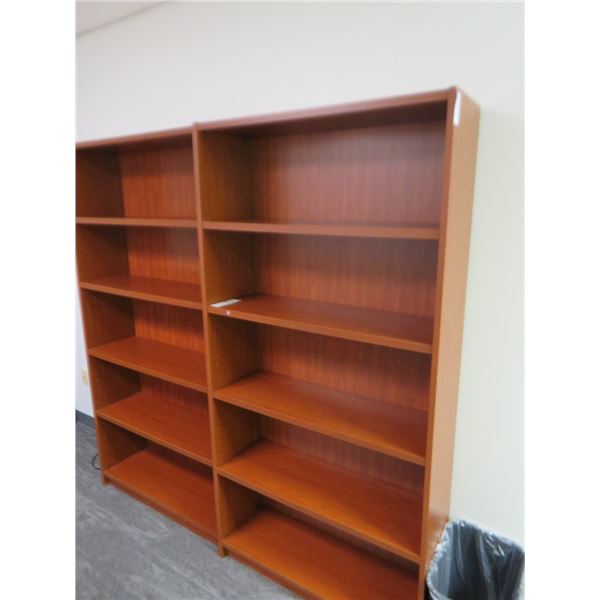 5-Cherry Bookcases - 5 X $