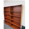 Image 1 : 5-Cherry Bookcases - 5 X $