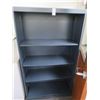 Image 1 : Metal Navy Blue 4 Shelf Bookcase