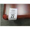 Image 2 : Mahogany Desk w/Return