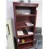 Image 1 : Mahogany 5 Shelf Bookshelf