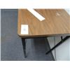 Image 2 : Folding 5' Banquet Table & 6' 5 Shelf Bookshelf
