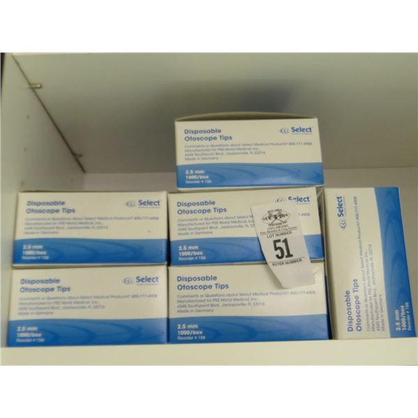 Lot of Disposable Orthoscope Tips (19 Cases)
