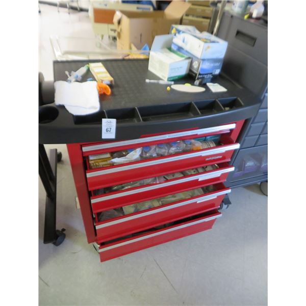 Health Care Logistics Tool Cart w/Supplies