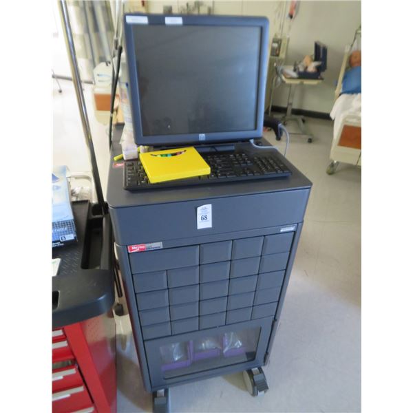 Metro Med Dispense Cart Model #MDB-25/454X - SN# 12-4X-2798