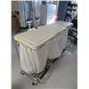 Image 1 : 3-Lidded Portable Hamper Cart - 3 X $