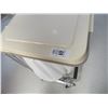 Image 2 : 3-Lidded Portable Hamper Cart - 3 X $