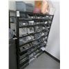 Image 1 : Black 9 Shelf Bin Rack w/Asst. Bandages & Other