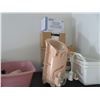 Image 5 : Black 9 Shelf Bin Rack w/Asst. Bandages & Other