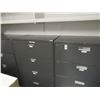 Image 1 : 6-Grey 4 Drawer Lateral File Cabinet - 6 X $