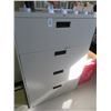 Image 1 : Beige 4 Drawer Lateral File Cabinet w/Medical Supplies
