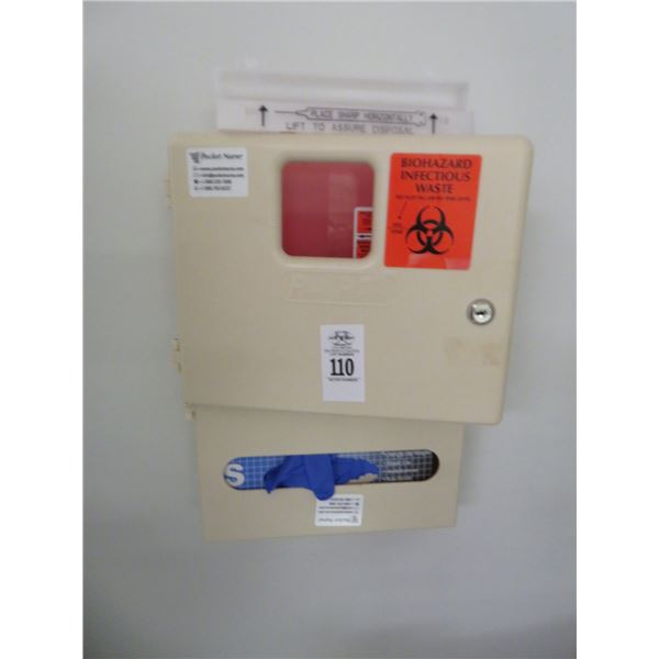 2-Biohazard Infectious Waste Cabinet - 2 X $