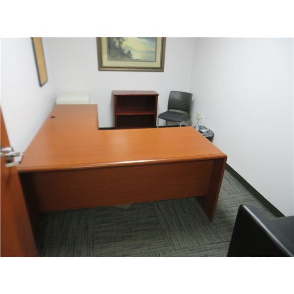 Desk and Furniture In Office