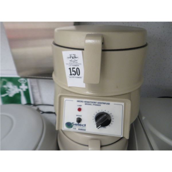 Select Micro Hematocrit Centrifuge Model PSS603