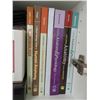 Image 2 : Lot of Culture Tubes, Beakers, Trays & Medical Books In Upper Cabinet