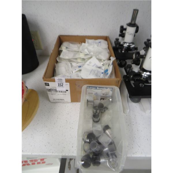 Box of IV Start Kits and Microscope Lenses