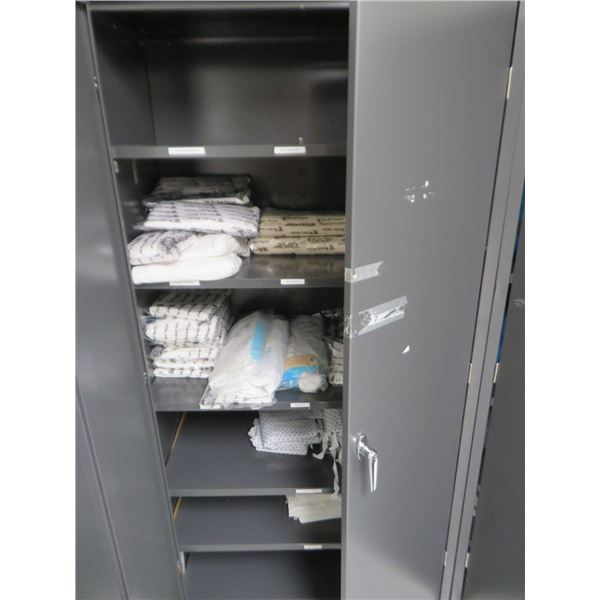Hon Metal 6 Shelf Storage Cabinet w/Supplies