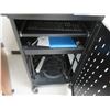 Image 2 : Pal Black AV Cart w/Cabinet