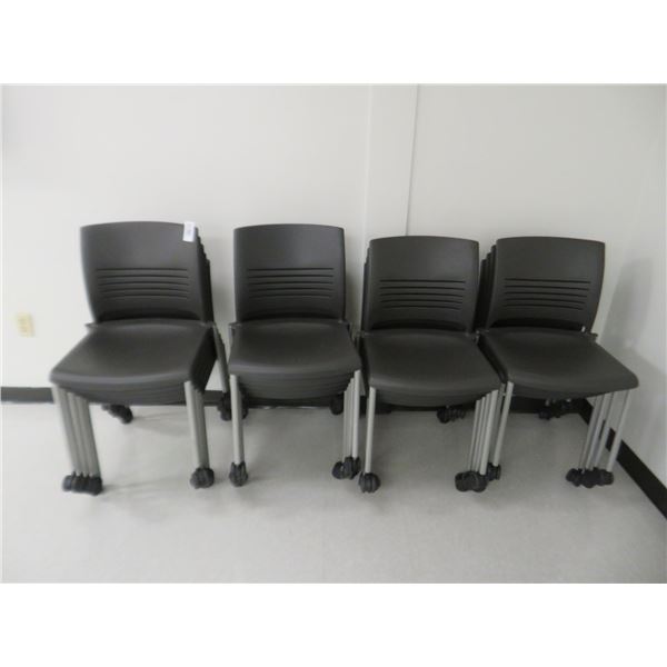 39-Black & Grey Office Chairs - 39 X $