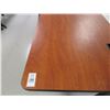 Image 2 : 12-Oak Top Metal Base Work Table - 12 X $
