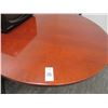 Image 2 : Cherry Round Small Conference Table w/Chairs