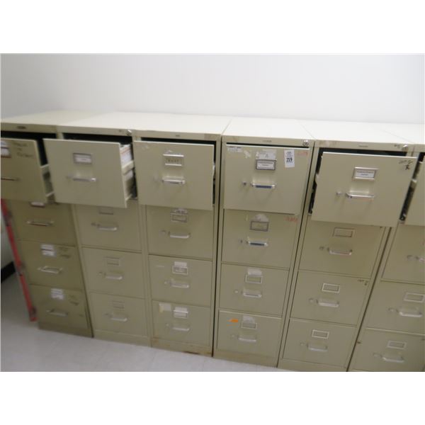 6-Hon and Anderson Hickey File Cabinets - 6 X $