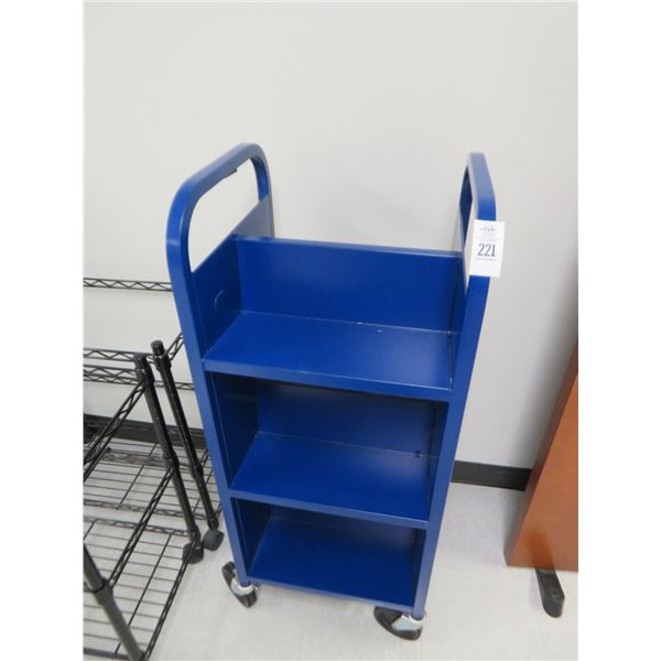 Demco Blue Portable Book Transporter