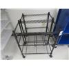 Image 1 : Black 3 Shelf Wire Racks (2)