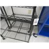 Image 2 : Black 3 Shelf Wire Racks (2)
