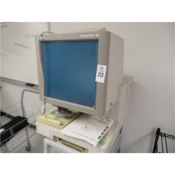 Canon Microprinter 60 Microfiche Reader