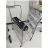 Image 1 : 4 Wheel 2 Shelf Transport Cart