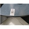 Image 2 : 2-Round Blue/Grey Formica Table w/4 Chairs - 2 X $