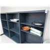 Image 1 : 3-Blue Metal Bookcases - 3 X $