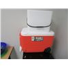 Image 1 : Igloo Rolling Cooler and Foam