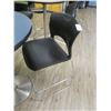 Image 1 : 18-S/S Black Plastic Bar Stool - 18 X $