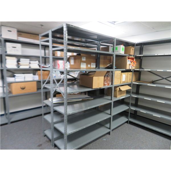 19-Metal 8' Storage Racks - 19 X $