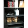 Image 2 : Black Metal 3' x 6' x 24" Deep Storage Cabinet w/Supplies