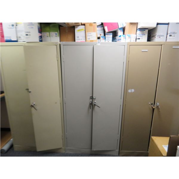 3-Metal 3' x 6' 18" Deep Storage Cabinet - 3 X $