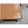 Image 2 : 8-Laminate 6' Rolling Work Table - 8 X $