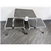 Image 1 : 3-Chrome/Rubber Step Stools - 3 X $