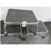 Image 2 : 3-Chrome/Rubber Step Stools - 3 X $